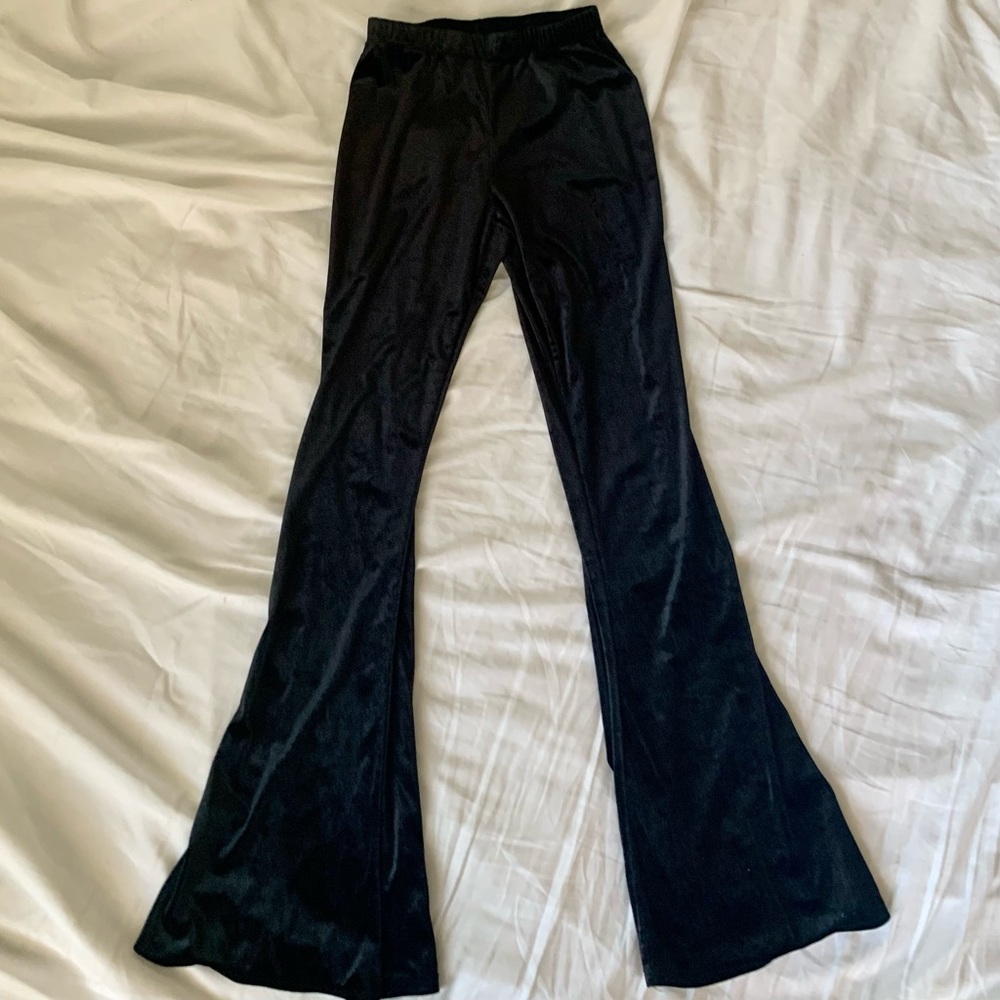 Velvet Flared Leggings